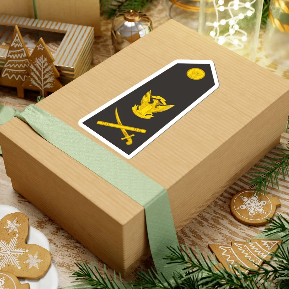 Sudan Navy OF07 (Sudan) (Military Rank) STICKER Vinyl Kiss-Cut Decal - The Sticker Space