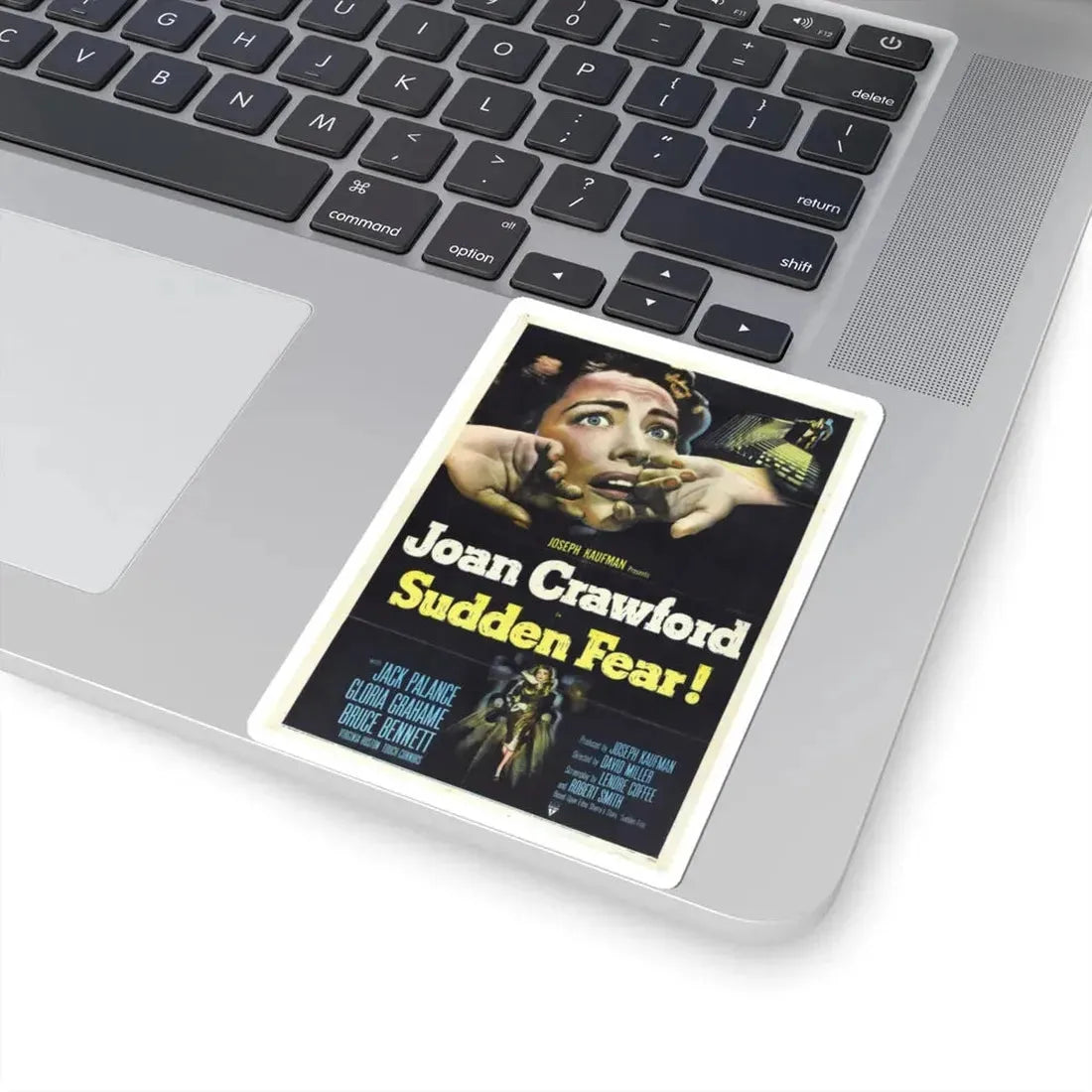 Sudden Fear 1952 Movie Poster - STICKER Vinyl Kiss-Cut Decal - The Sticker Space