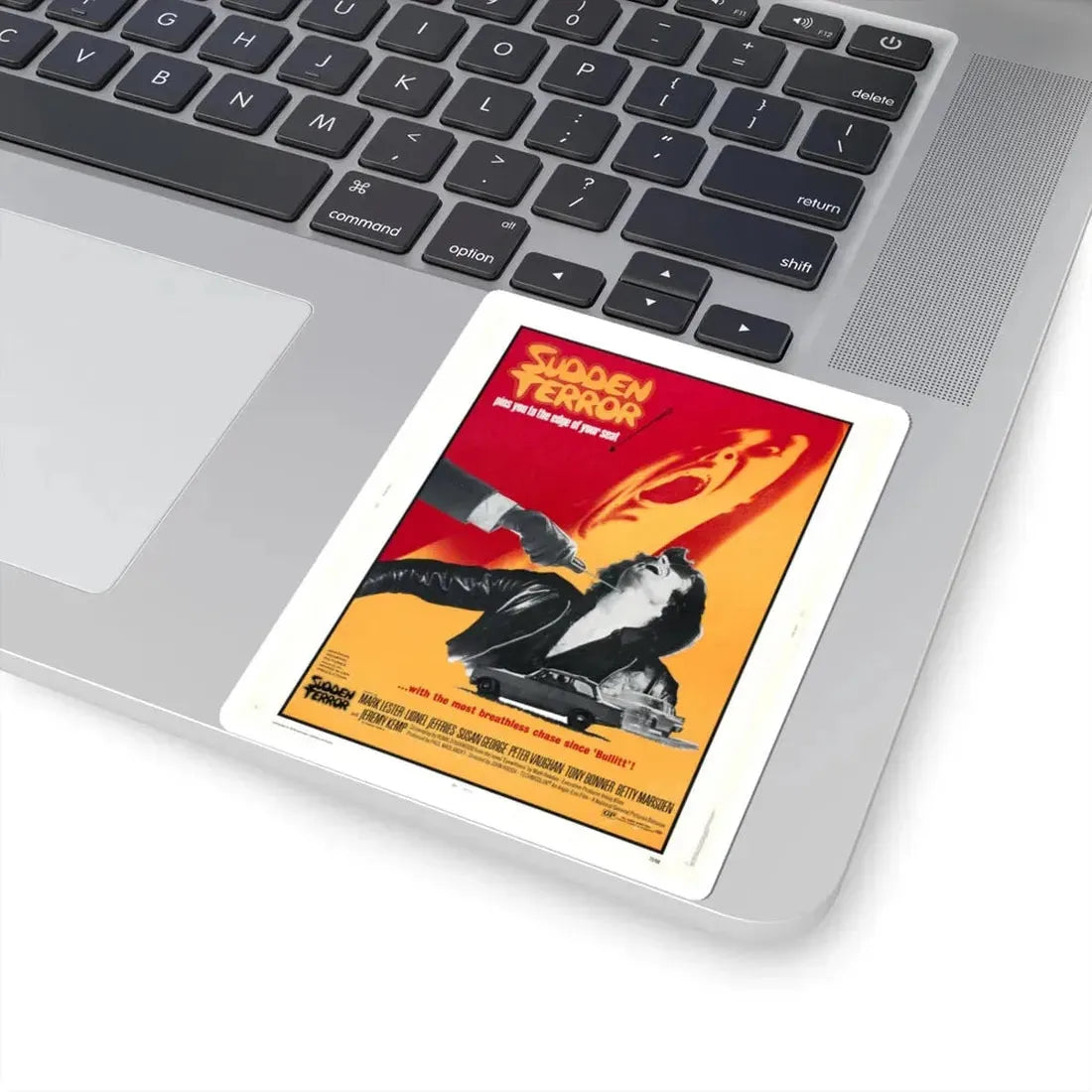 Sudden Terror 1971 Movie Poster - STICKER Vinyl Kiss-Cut Decal - The Sticker Space