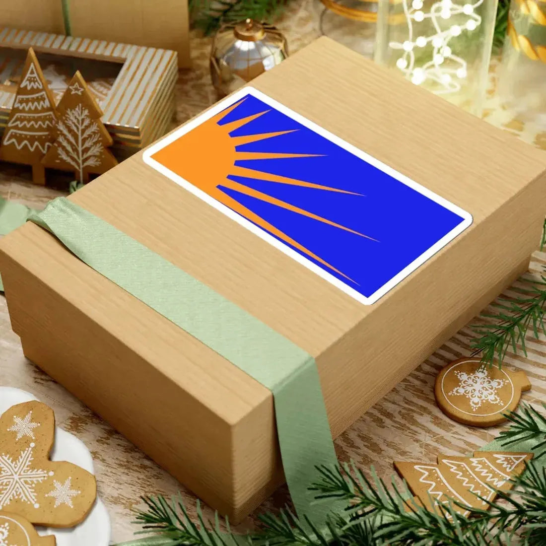 Sunburst Flag FOTW (Ireland) STICKER Vinyl Kiss-Cut Decal - The Sticker Space