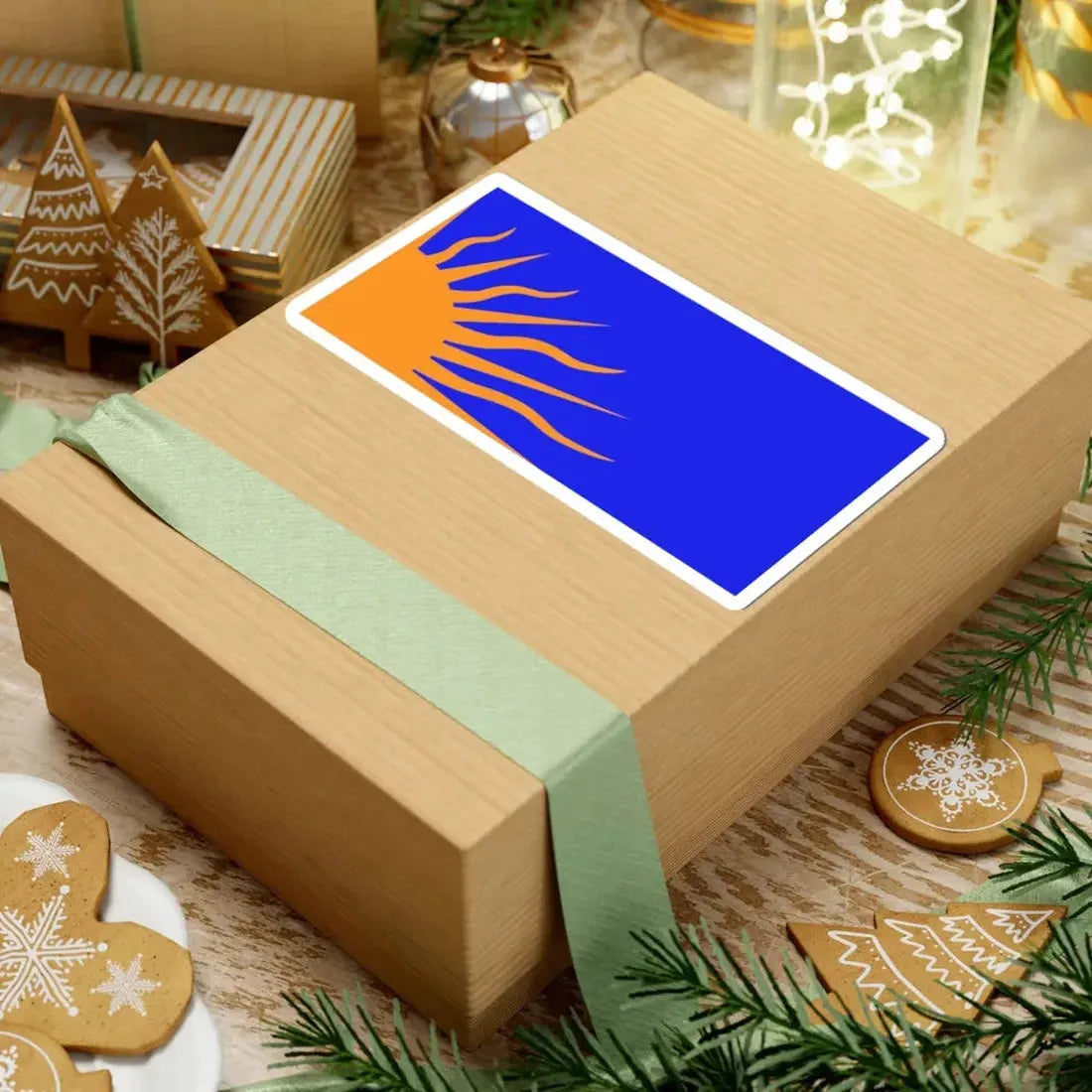 Sunburst Flag Variant (Ireland) STICKER Vinyl Kiss-Cut Decal - The Sticker Space