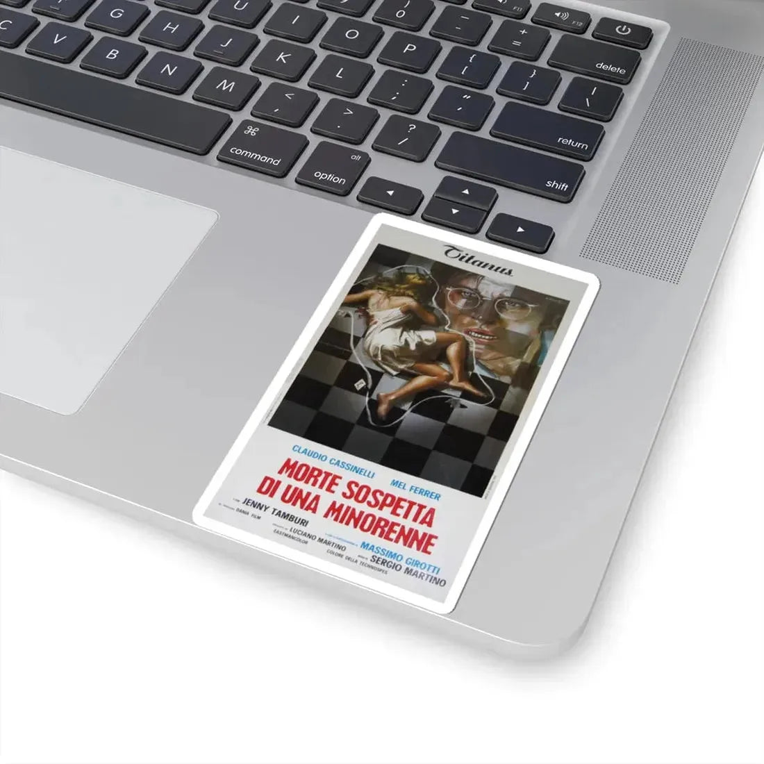 SUSPECTED DEATH OF A MINOR 1975 Movie Poster - STICKER Vinyl Kiss-Cut Decal - The Sticker Space