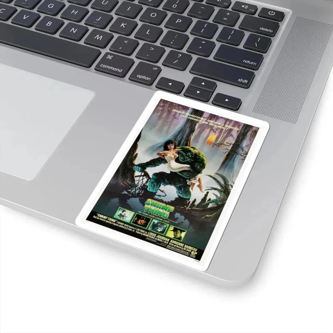 Swamp Thing 1982 Movie Poster - STICKER Vinyl Kiss-Cut Decal - The Sticker Space