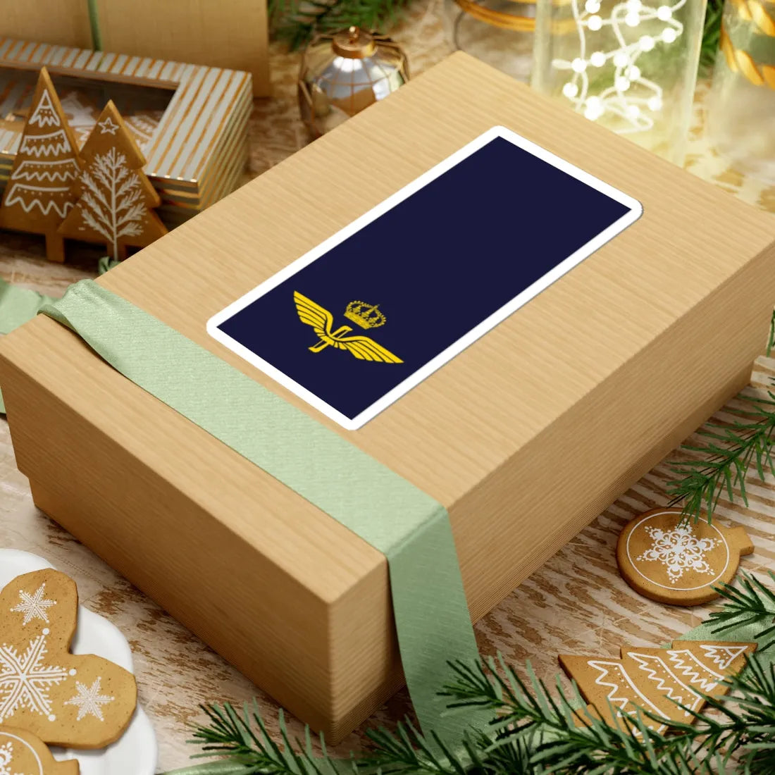 SWE Airforce 0bar (Sweden) (Military Rank) STICKER Vinyl Kiss-Cut Decal - The Sticker Space