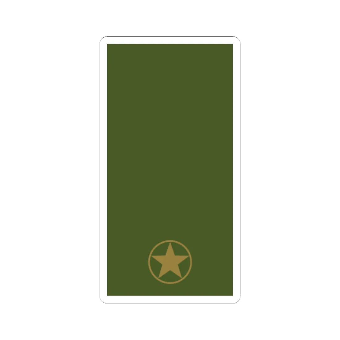 Sweden Field OR 6a 2019 (Sweden) (Military Rank) STICKER Vinyl Kiss-Cut Decal - The Sticker Space