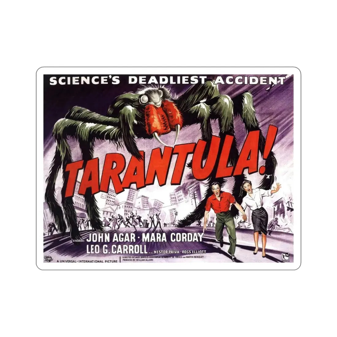 Tarantula 1955 v2 Movie Poster STICKER Vinyl Die-Cut Decal 5 Inch - The Sticker Space