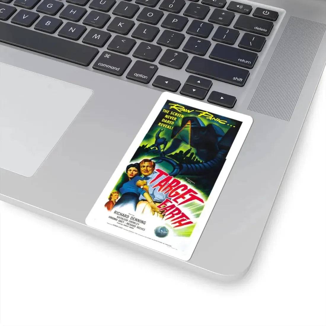 TARGET EARTH (2) 1954 Movie Poster - STICKER Vinyl Kiss-Cut Decal - The Sticker Space