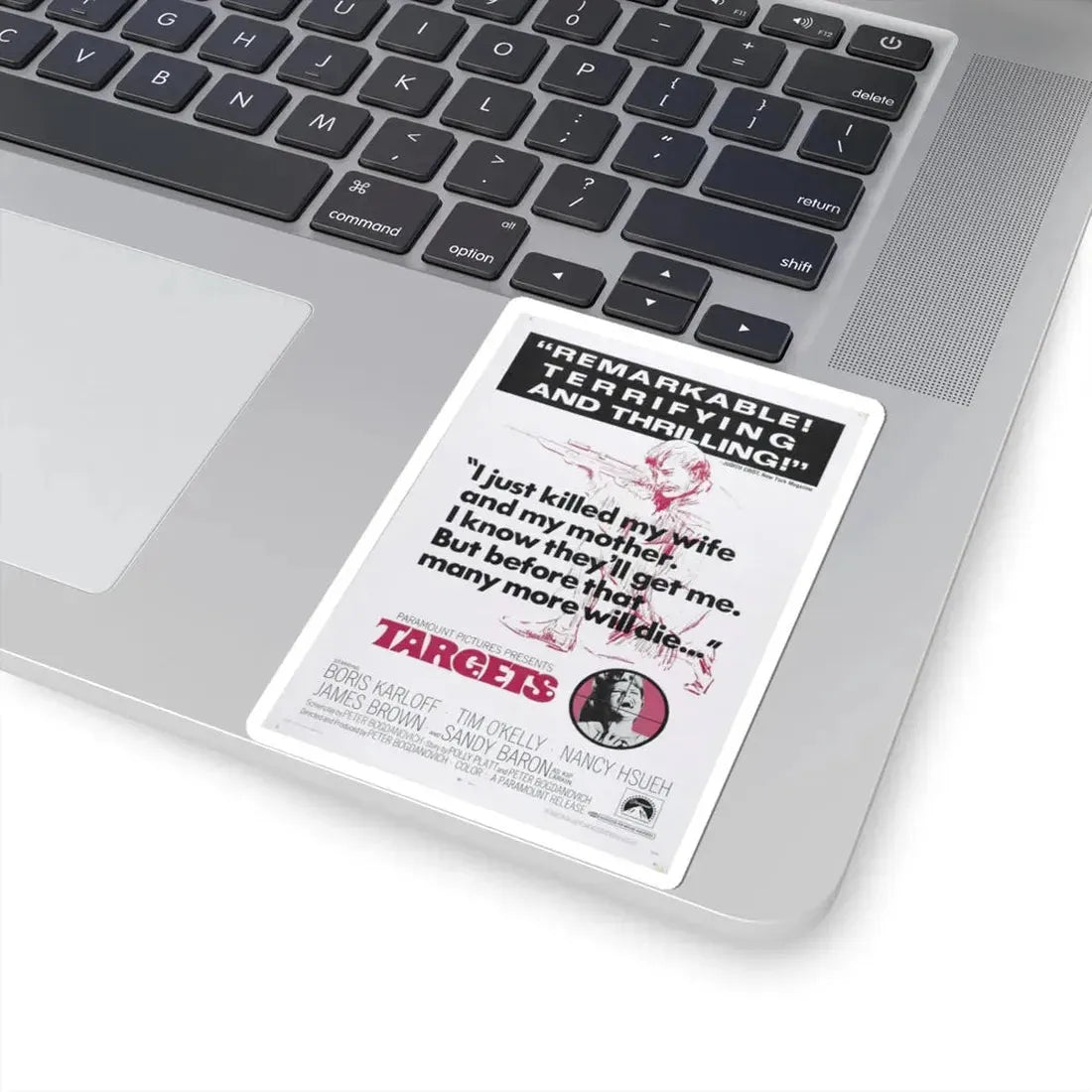 Targets 1968 Movie Poster - STICKER Vinyl Kiss-Cut Decal - The Sticker Space