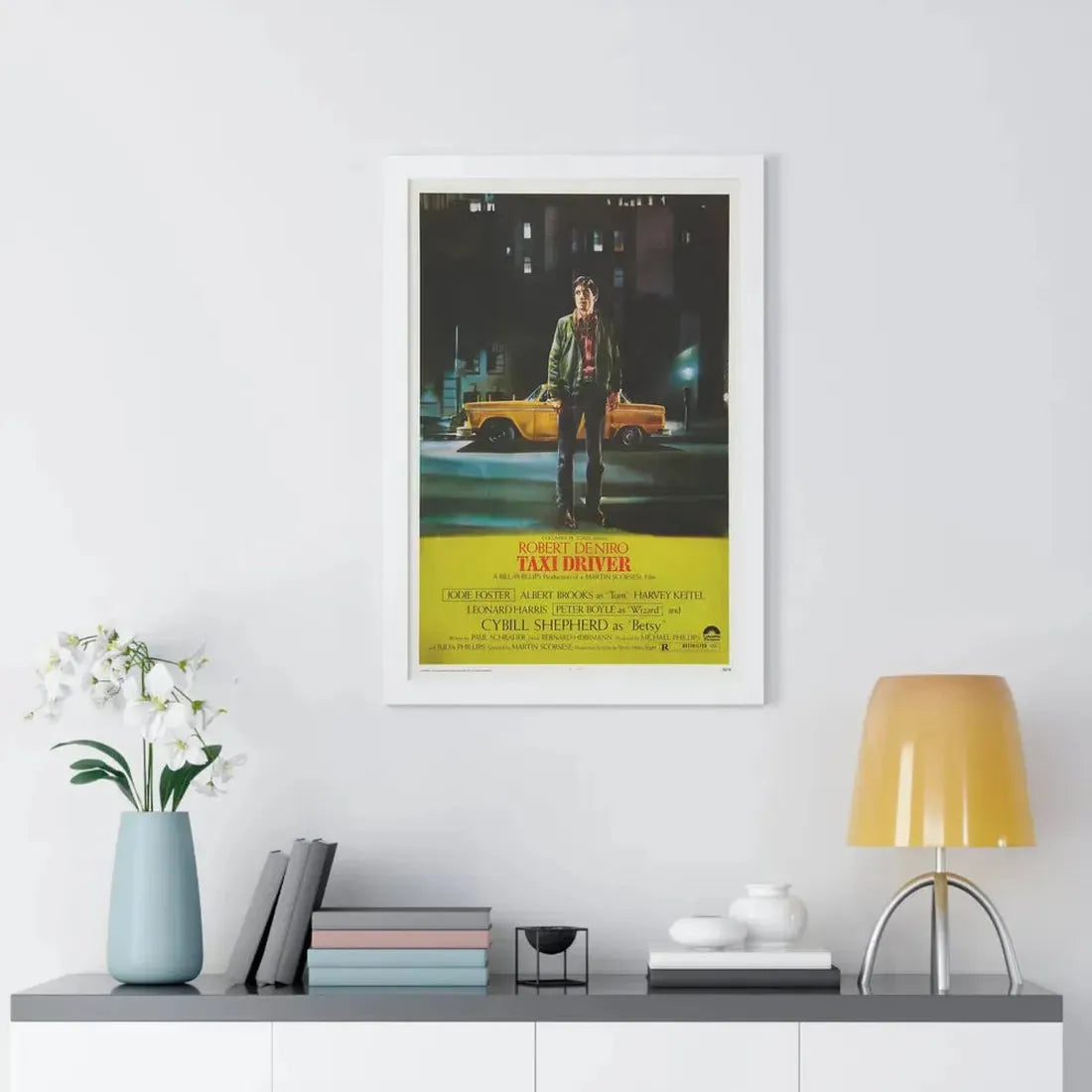 TAXI DRIVER 1976 - Framed Movie Poster - The Sticker Space