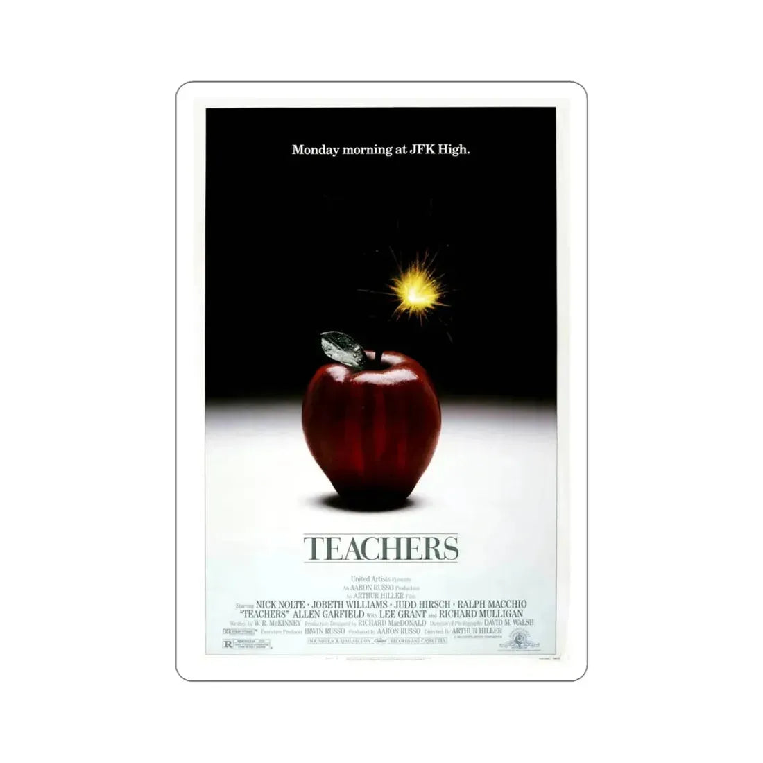 Teachers 1984 Movie Poster STICKER Vinyl Die-Cut Decal 5 Inch - The Sticker Space