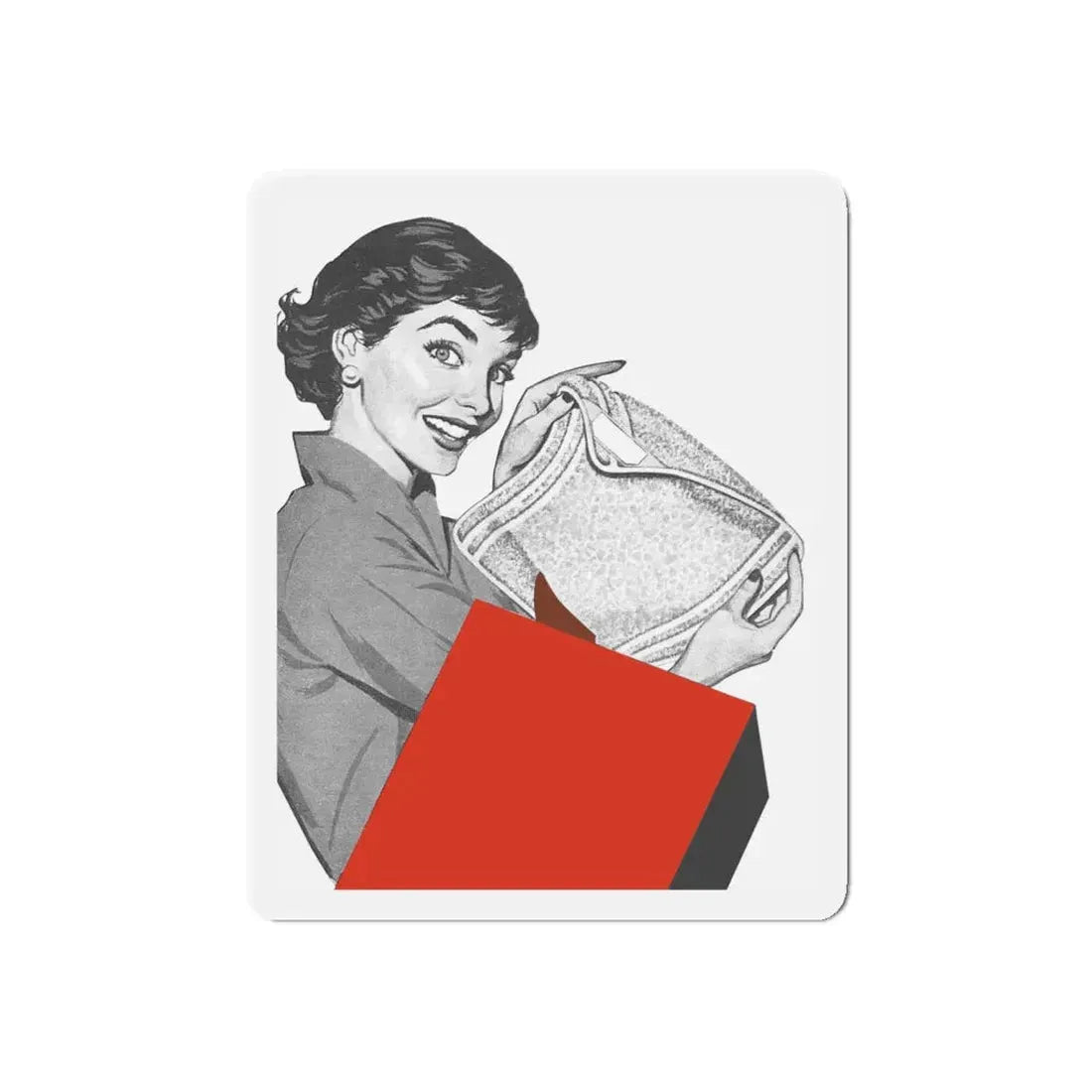 Terminal PIM, 1958 (Magazine Illustration) Refrigerator Magnet 5 Inch Die-Cut - The Sticker Space