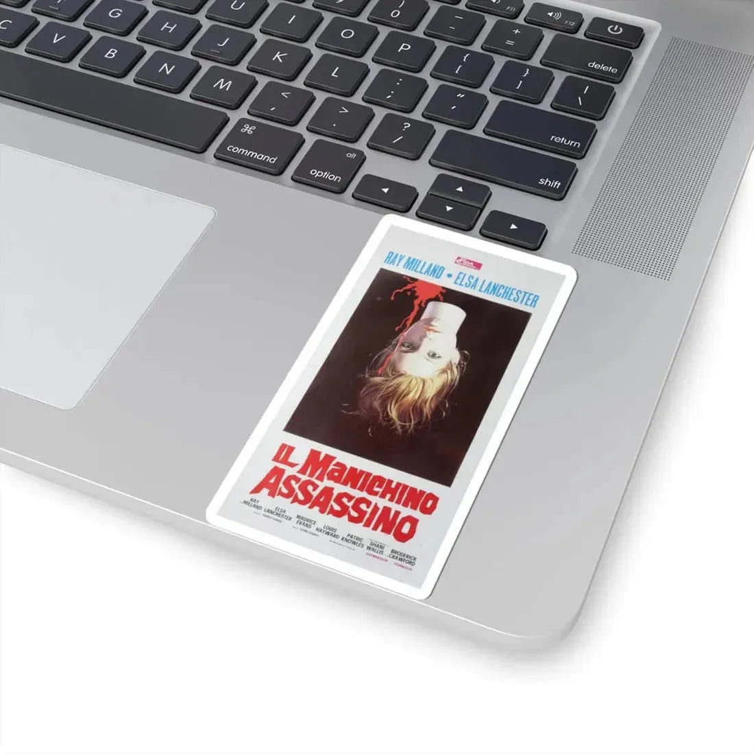 TERROR IN THE WAX MUSEUM (ITALIAN) 1973 Movie Poster - STICKER Vinyl Kiss-Cut Decal - The Sticker Space