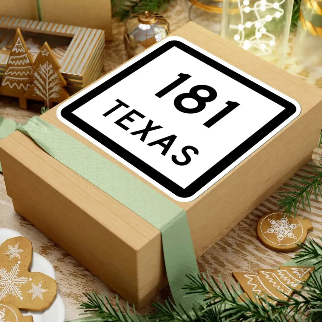 Texas 181 (Texas) (Road Sign) STICKER Vinyl Kiss-Cut Decal - The Sticker Space