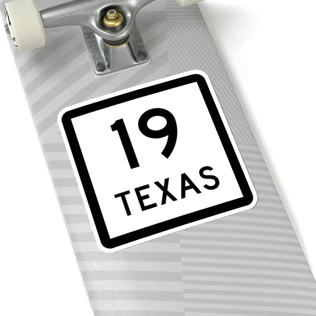Texas 19 (Texas) (Road Sign) STICKER Vinyl Kiss-Cut Decal - The Sticker Space