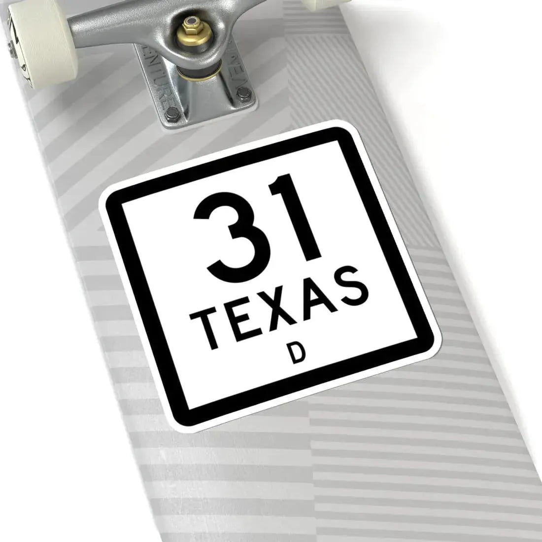 Texas 31-D (Texas) (Road Sign) STICKER Vinyl Kiss-Cut Decal - The Sticker Space