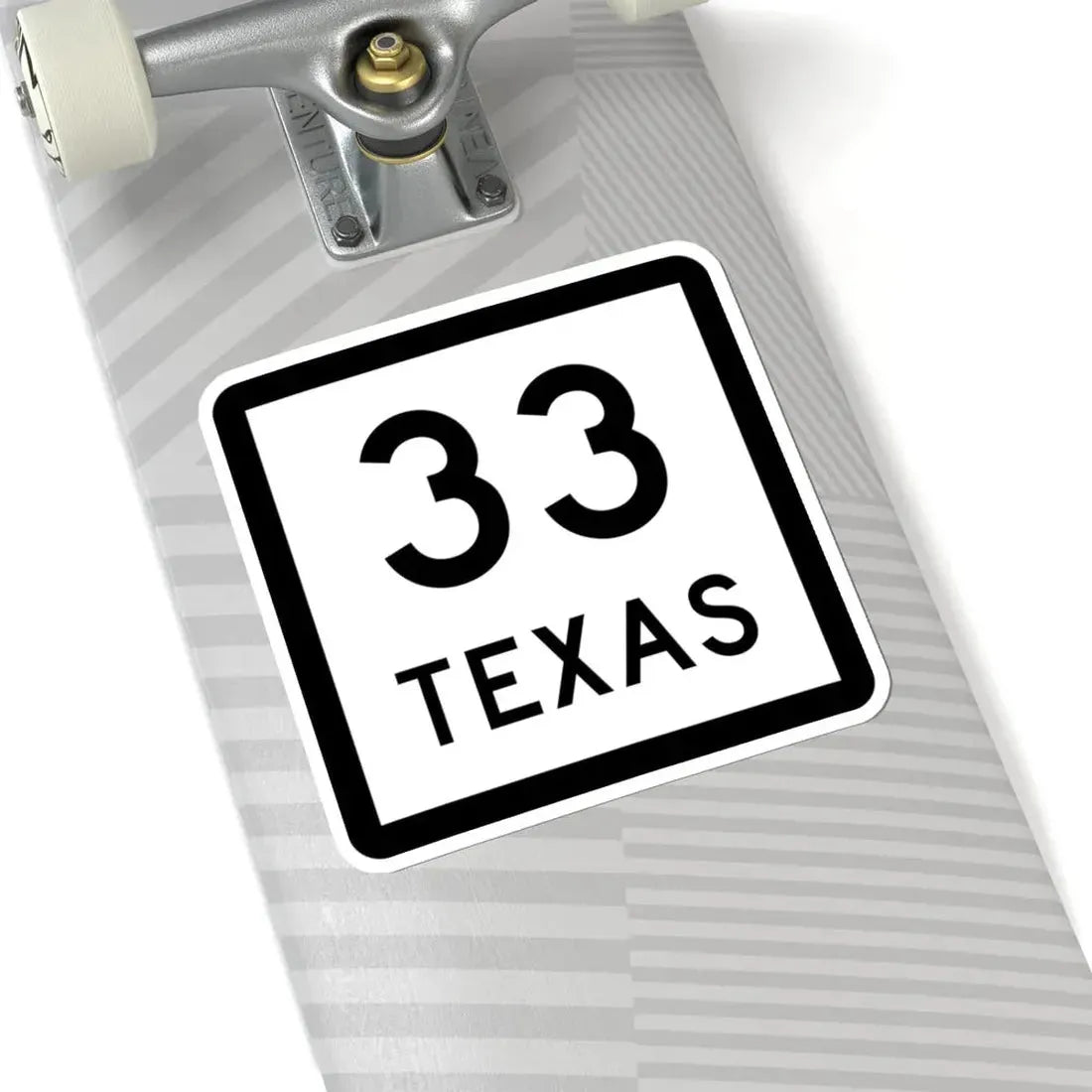 Texas 33 (Texas) (Road Sign) STICKER Vinyl Kiss-Cut Decal - The Sticker Space