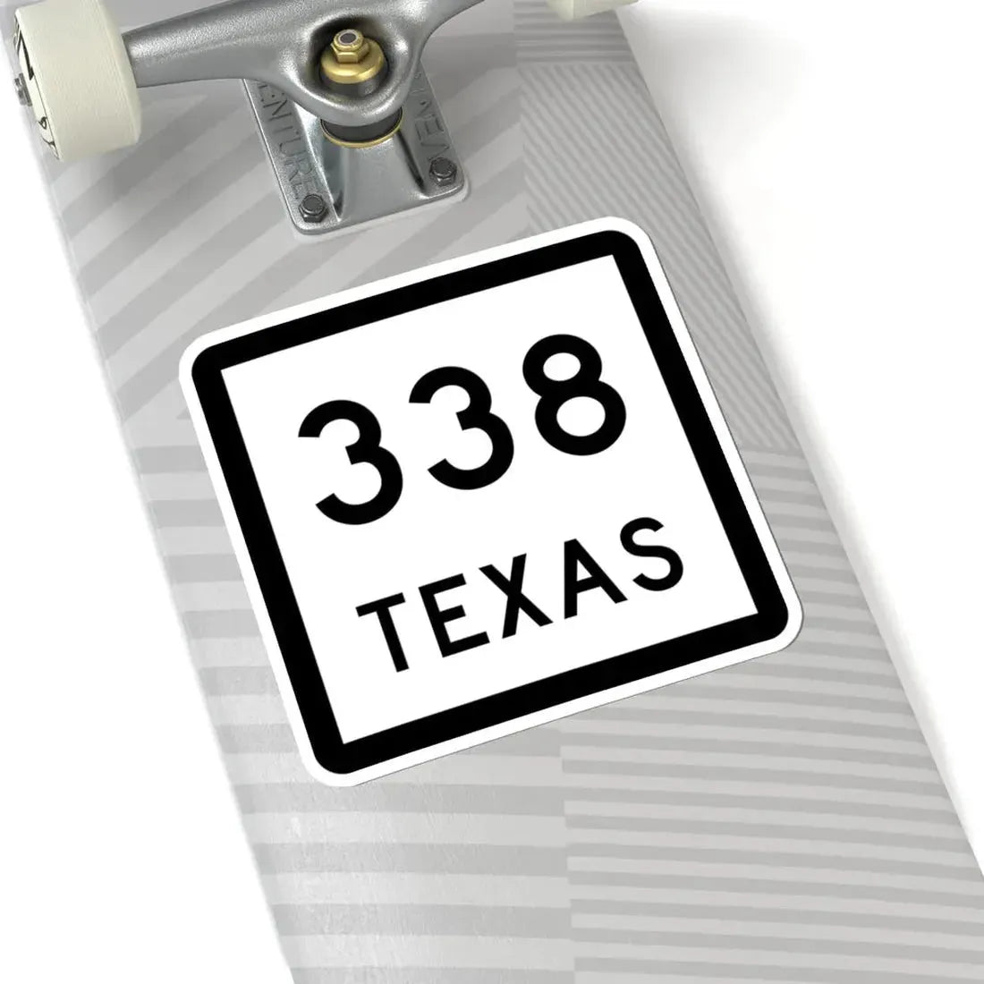 Texas 338 (Texas) (Road Sign) STICKER Vinyl Kiss-Cut Decal - The Sticker Space