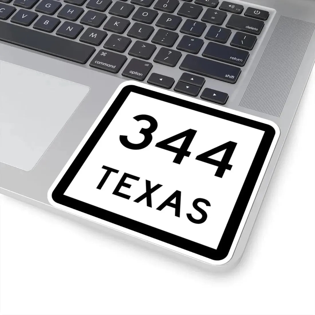Texas 344 (Texas) (Road Sign) STICKER Vinyl Kiss-Cut Decal - The Sticker Space