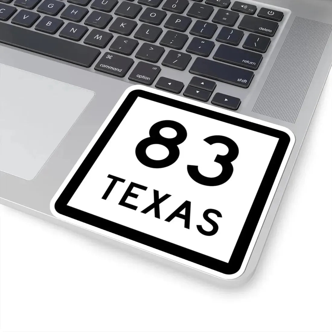 Texas 83 (Texas) (Road Sign) STICKER Vinyl Kiss-Cut Decal - The Sticker Space