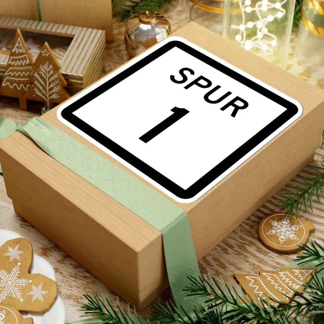 Texas Spur 1 (Texas) (Road Sign) STICKER Vinyl Kiss-Cut Decal - The Sticker Space