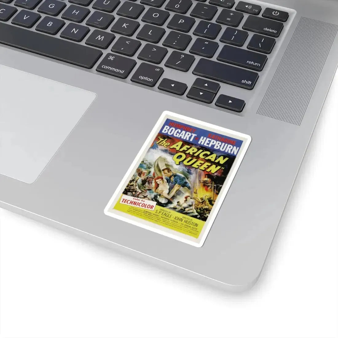 The African Queen 1951 Movie Poster - STICKER Vinyl Kiss-Cut Decal - The Sticker Space