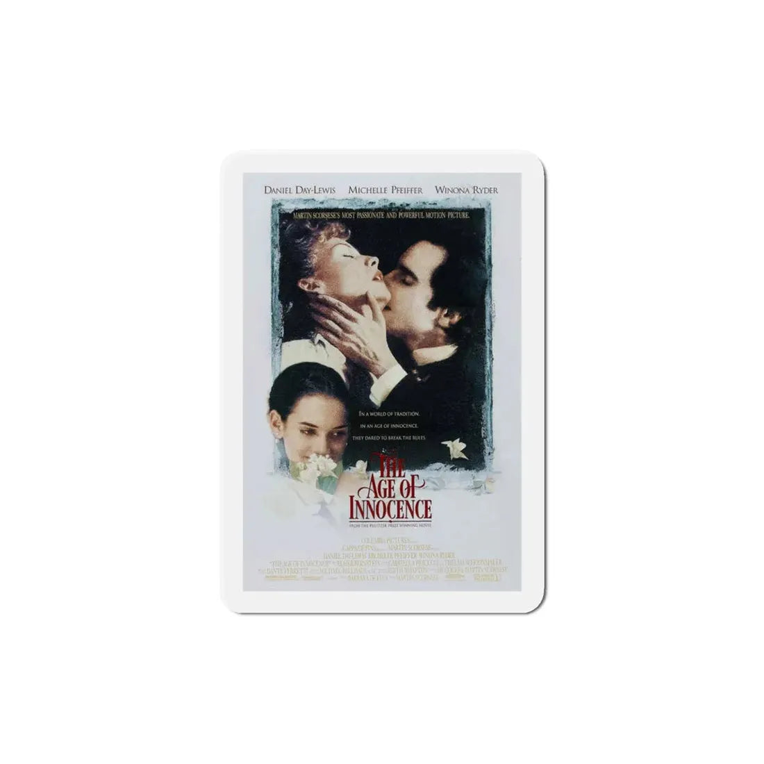 The Age of Innocence 1993 Movie Poster Refrigerator Magnet 5 Inch - The Sticker Space
