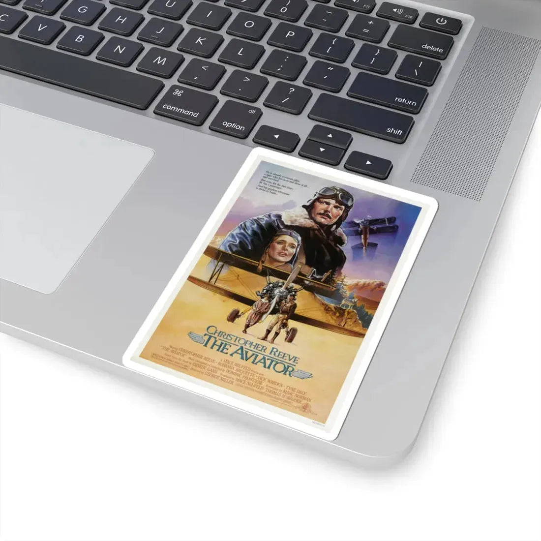 The Aviator 1985 Movie Poster - STICKER Vinyl Kiss-Cut Decal - The Sticker Space