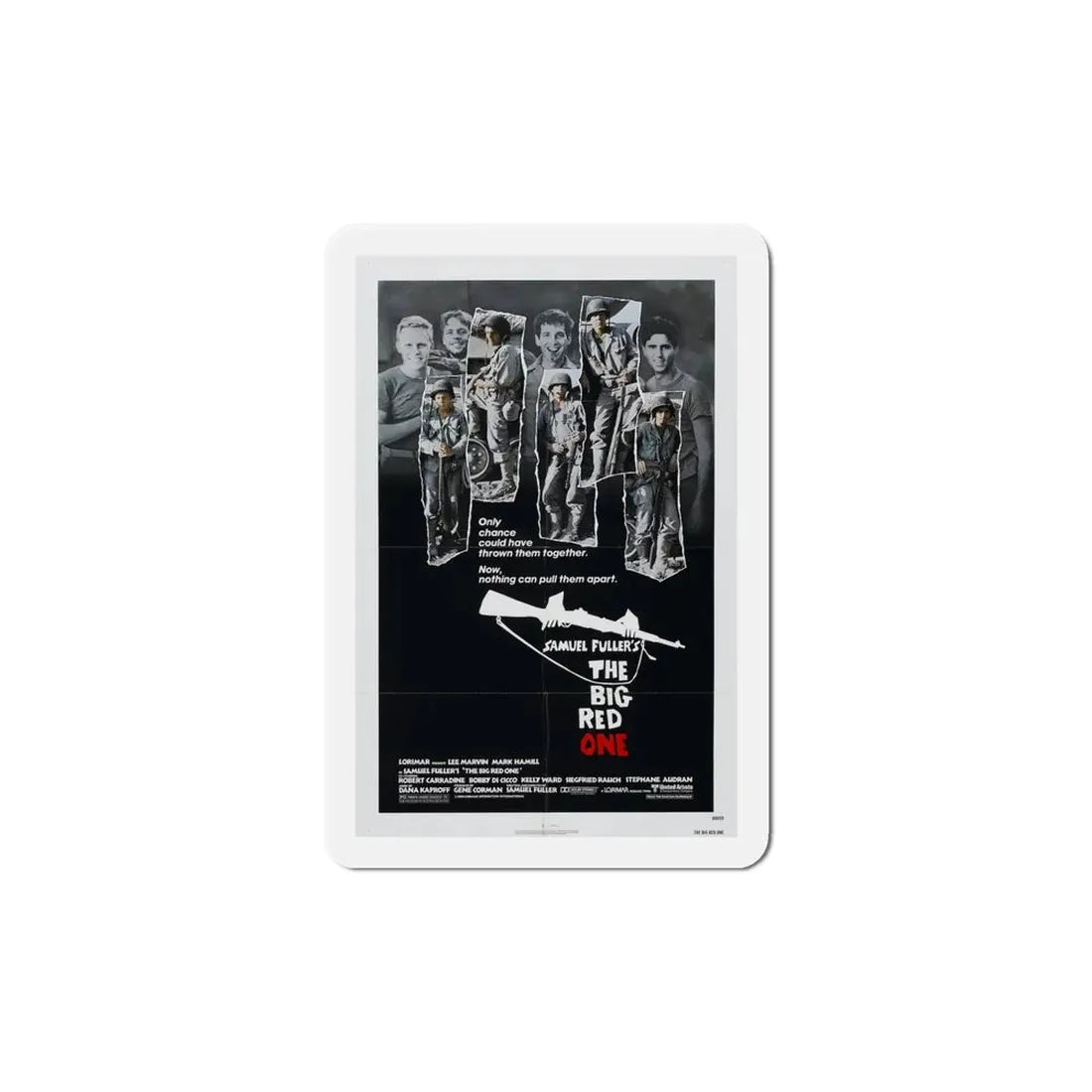 The Big Red One 1980 Movie Poster Refrigerator Magnet 6 Inch - The Sticker Space
