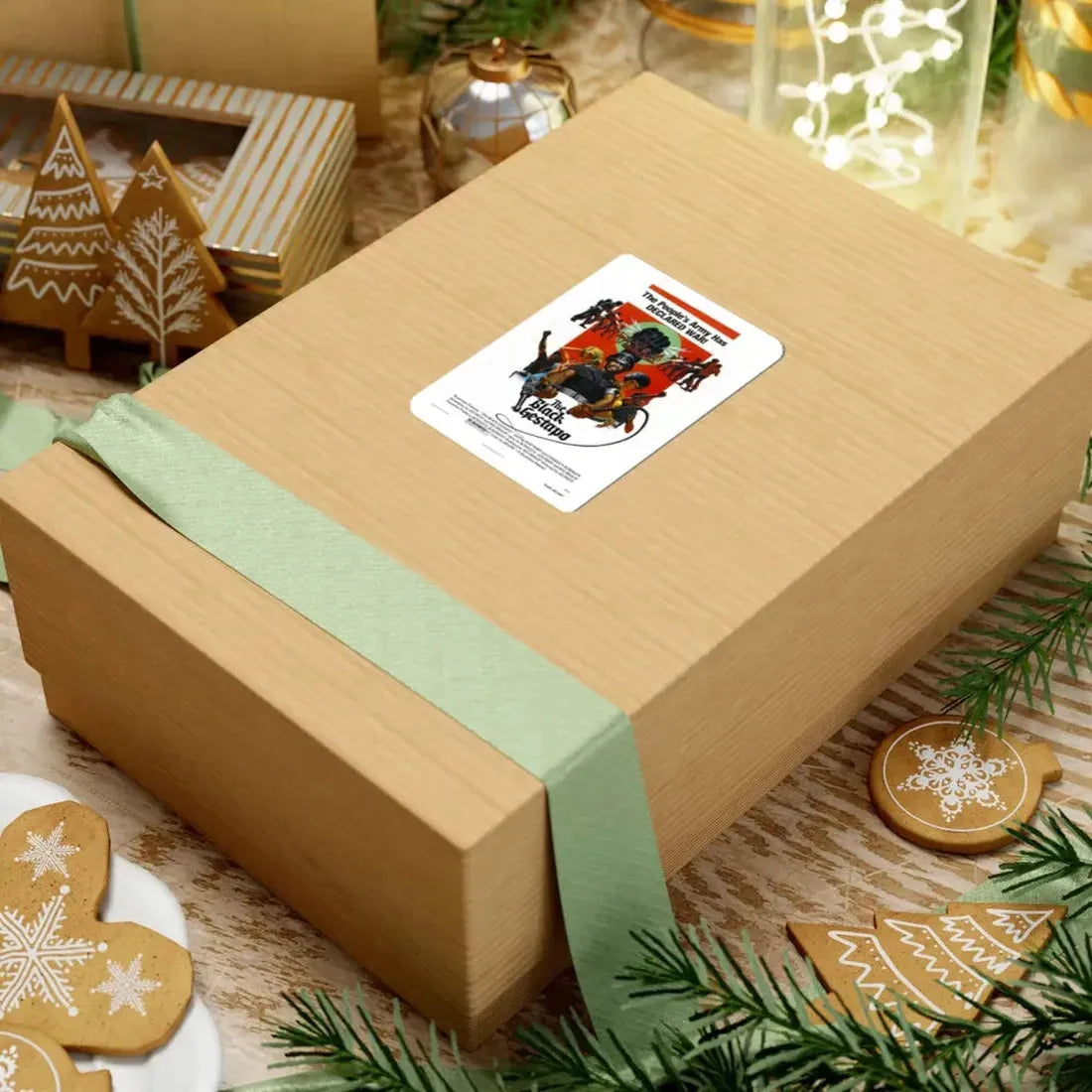 THE BLACK GESTAPO 1975 Movie Poster - STICKER Vinyl Kiss-Cut Decal - The Sticker Space