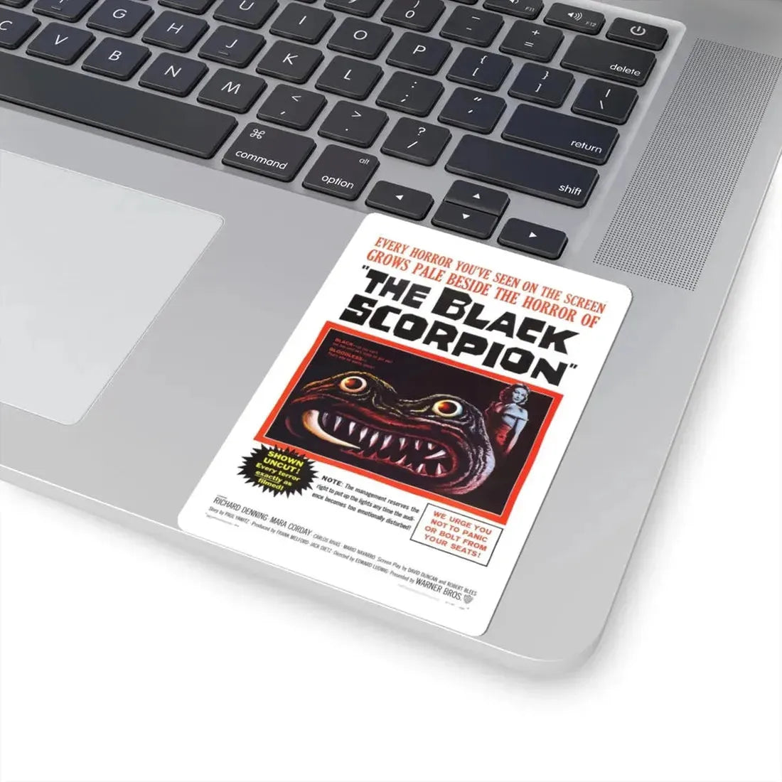THE BLACK SCORPION 1957 Movie Poster - STICKER Vinyl Kiss-Cut Decal - The Sticker Space