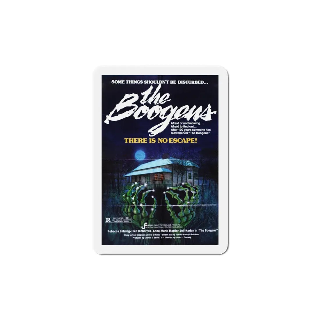 The Boogens 1982 Movie Poster Refrigerator Magnet 6 Inch - The Sticker Space