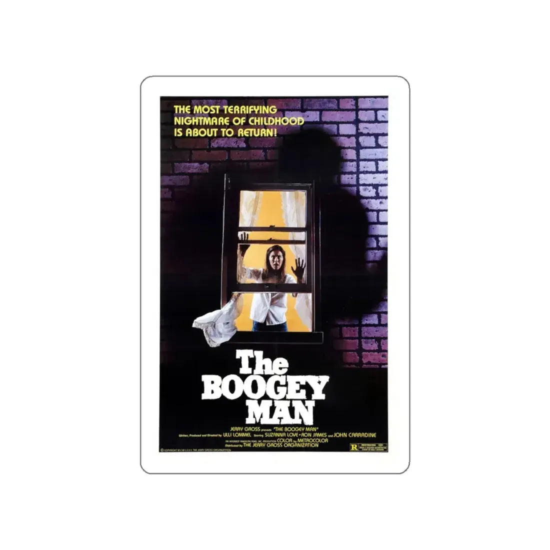 THE BOOGEYMAN 1980 Movie Poster STICKER Vinyl Die-Cut Decal 5 Inch - The Sticker Space