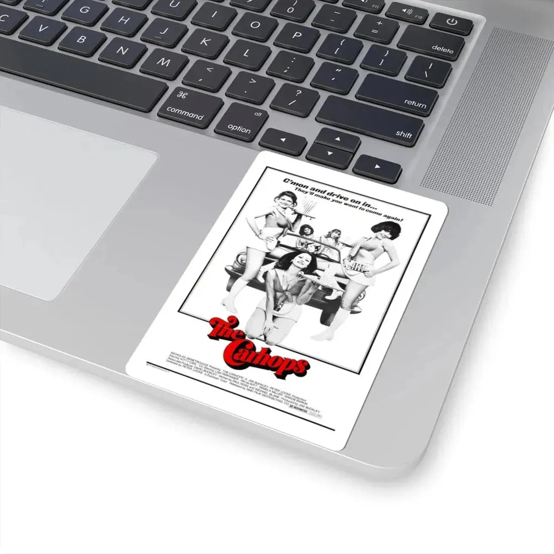THE CARHOPS 1975 Movie Poster - STICKER Vinyl Kiss-Cut Decal - The Sticker Space