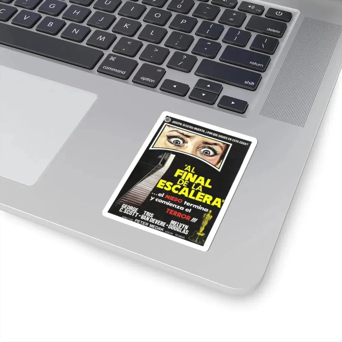 THE CHANGELING (SPANISH) 1980 Movie Poster - STICKER Vinyl Kiss-Cut Decal - The Sticker Space