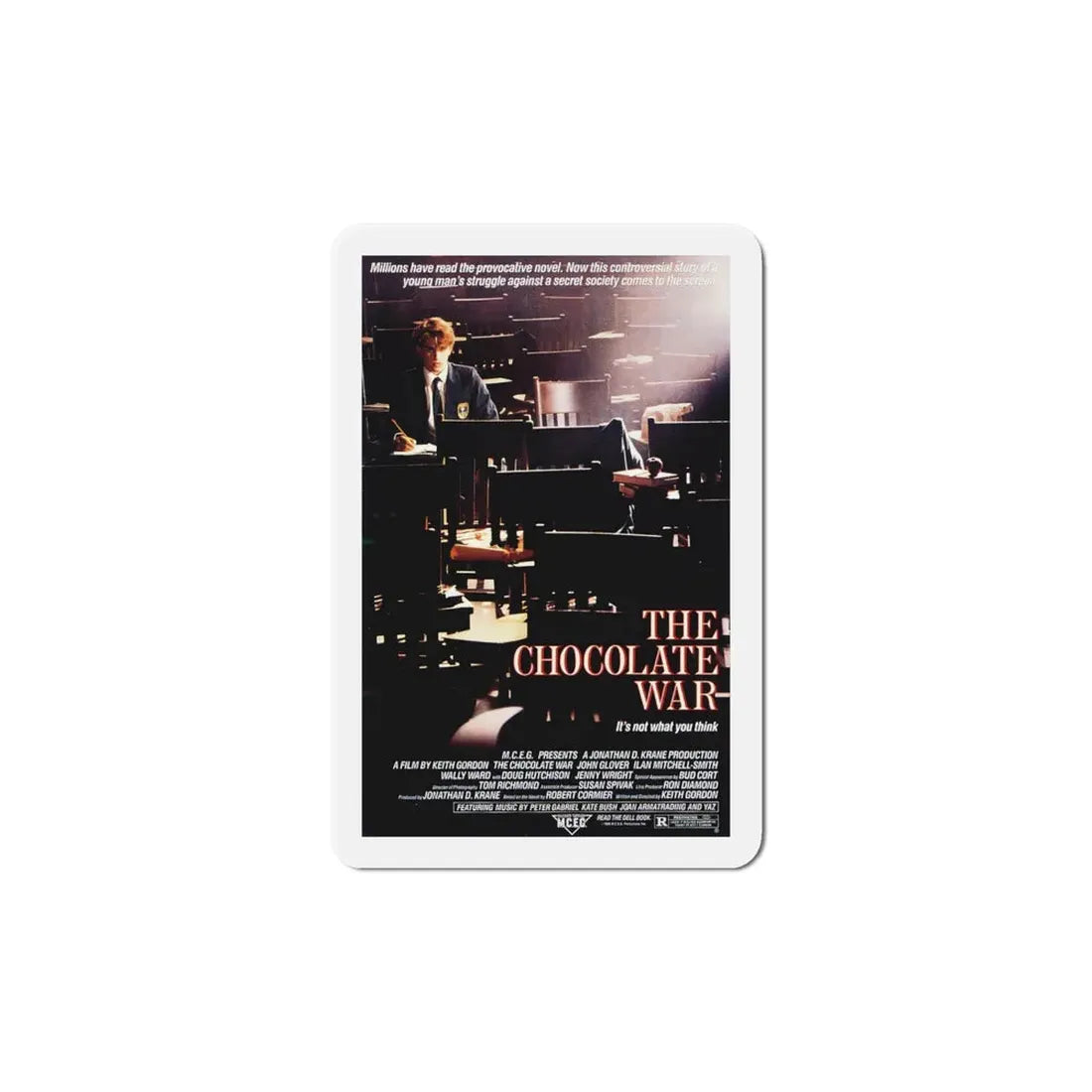 The Chocolate War 1988 Movie Poster Refrigerator Magnet 6 Inch - The Sticker Space