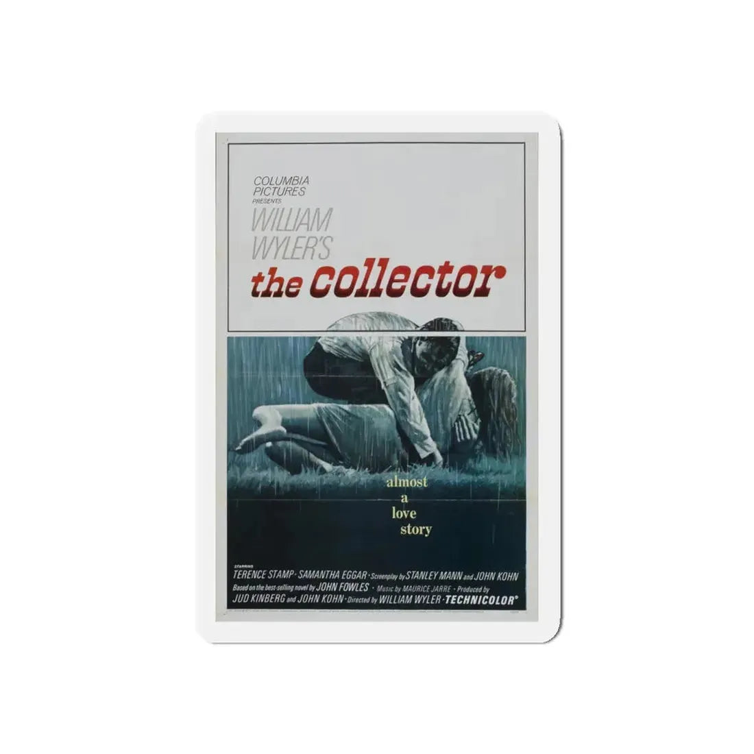 THE COLLECTOR 1965 Movie Poster - Refrigerator Magnet 5 Inch Die-Cut - The Sticker Space