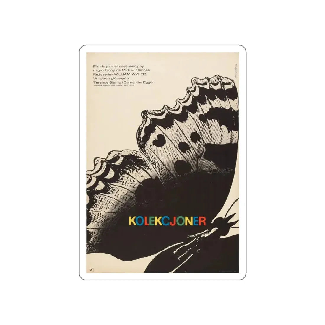 THE COLLECTOR (POLISH) 1965 Movie Poster STICKER Vinyl Die-Cut Decal 5 Inch - The Sticker Space