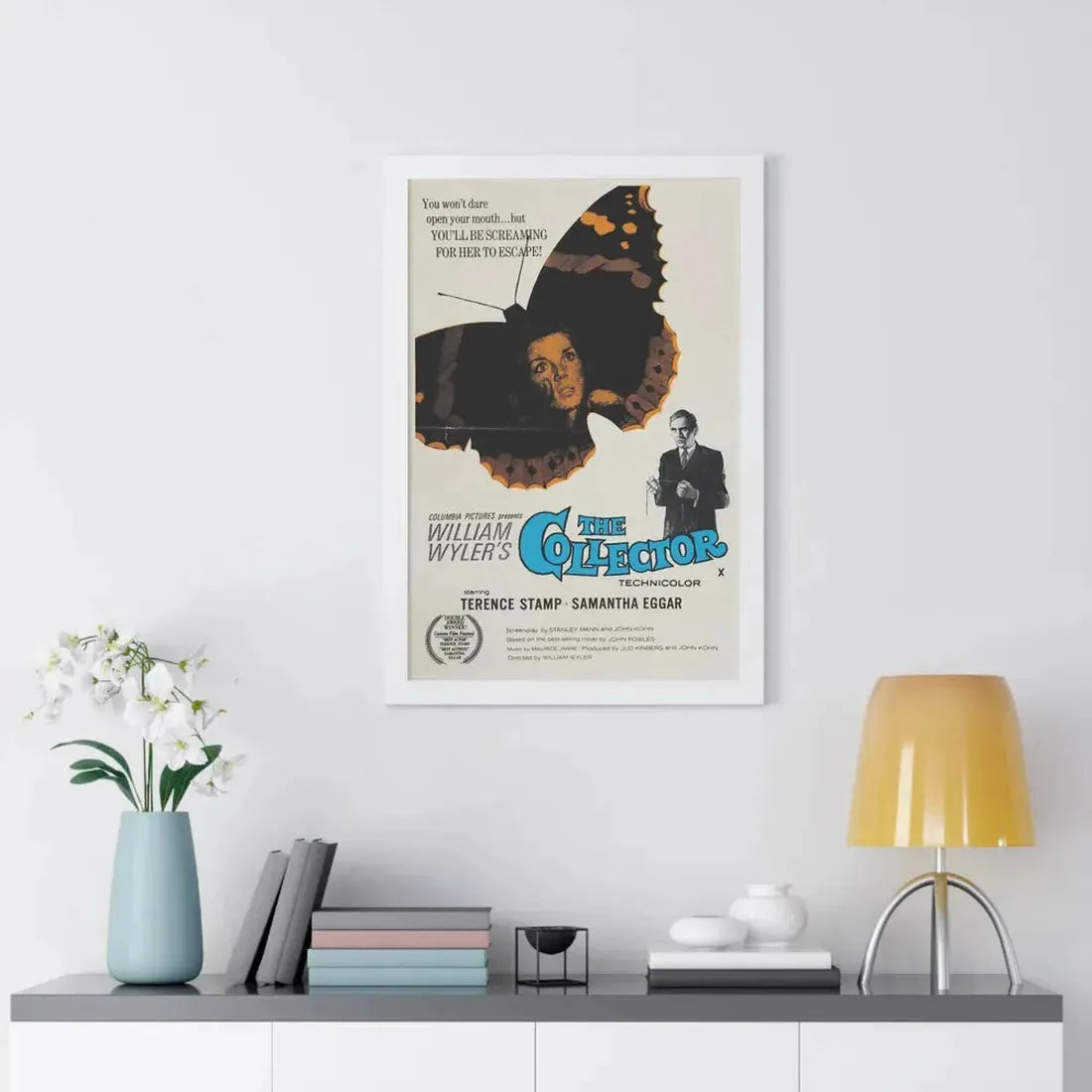 THE COLLECTOR (UK) 1965 - Framed Movie Poster - The Sticker Space