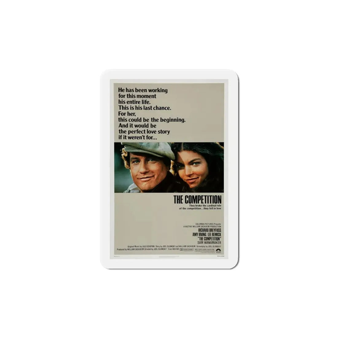 The Competition 1980 Movie Poster Refrigerator Magnet 6 Inch - The Sticker Space