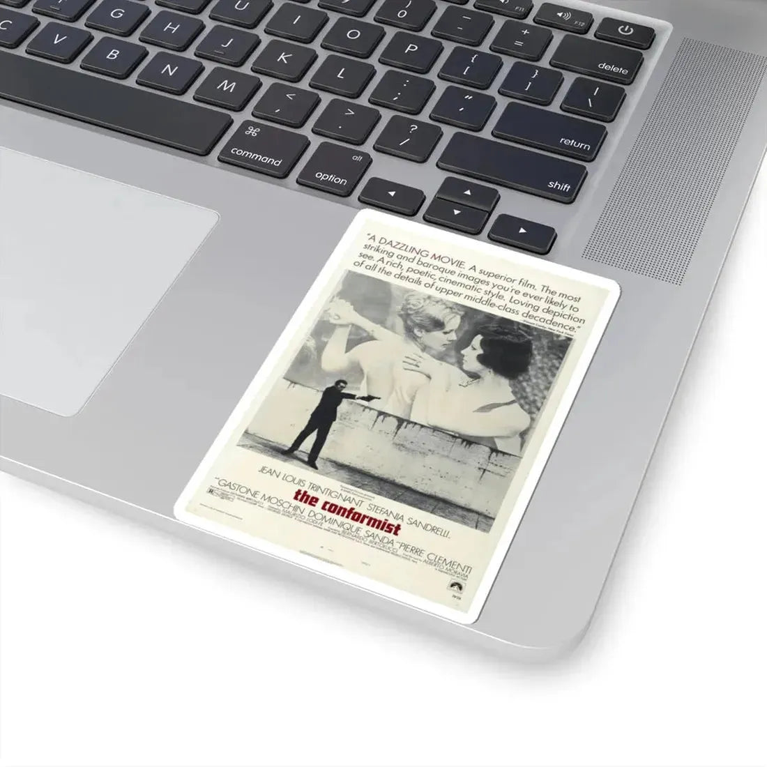 The Conformist 1970 Movie Poster - STICKER Vinyl Kiss-Cut Decal - The Sticker Space