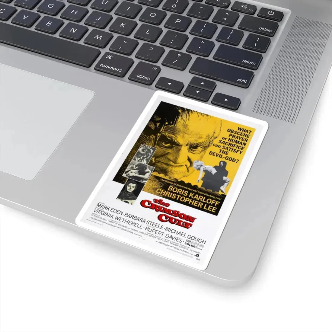 The Crimson Cult 1970 Movie Poster - STICKER Vinyl Kiss-Cut Decal - The Sticker Space