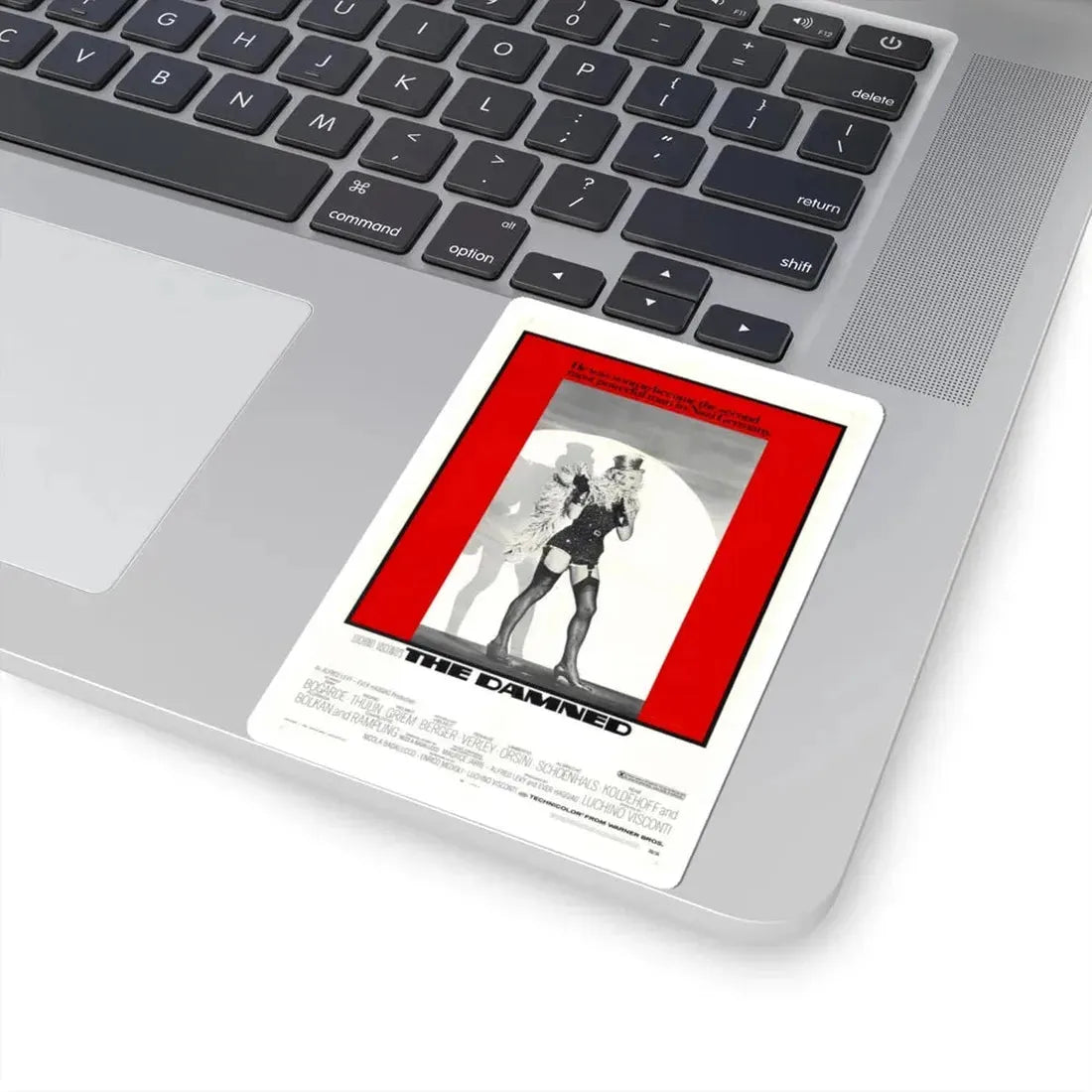 The Damned 1969 Movie Poster - STICKER Vinyl Kiss-Cut Decal - The Sticker Space