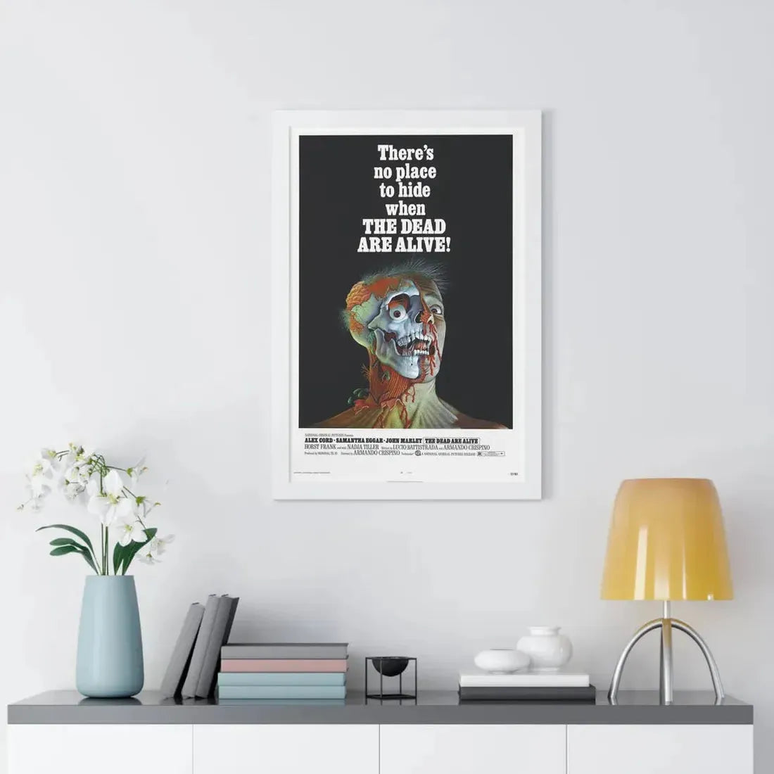 THE DEAD ARE ALIVE 1972 - Framed Movie Poster - The Sticker Space