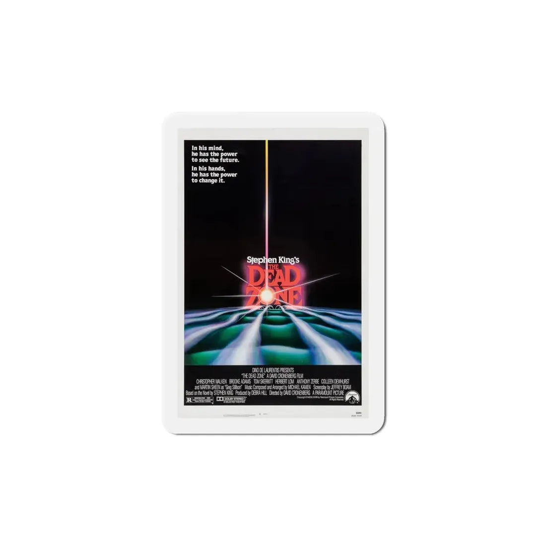 The Dead Zone 1983 Movie Poster Refrigerator Magnet 6 Inch - The Sticker Space