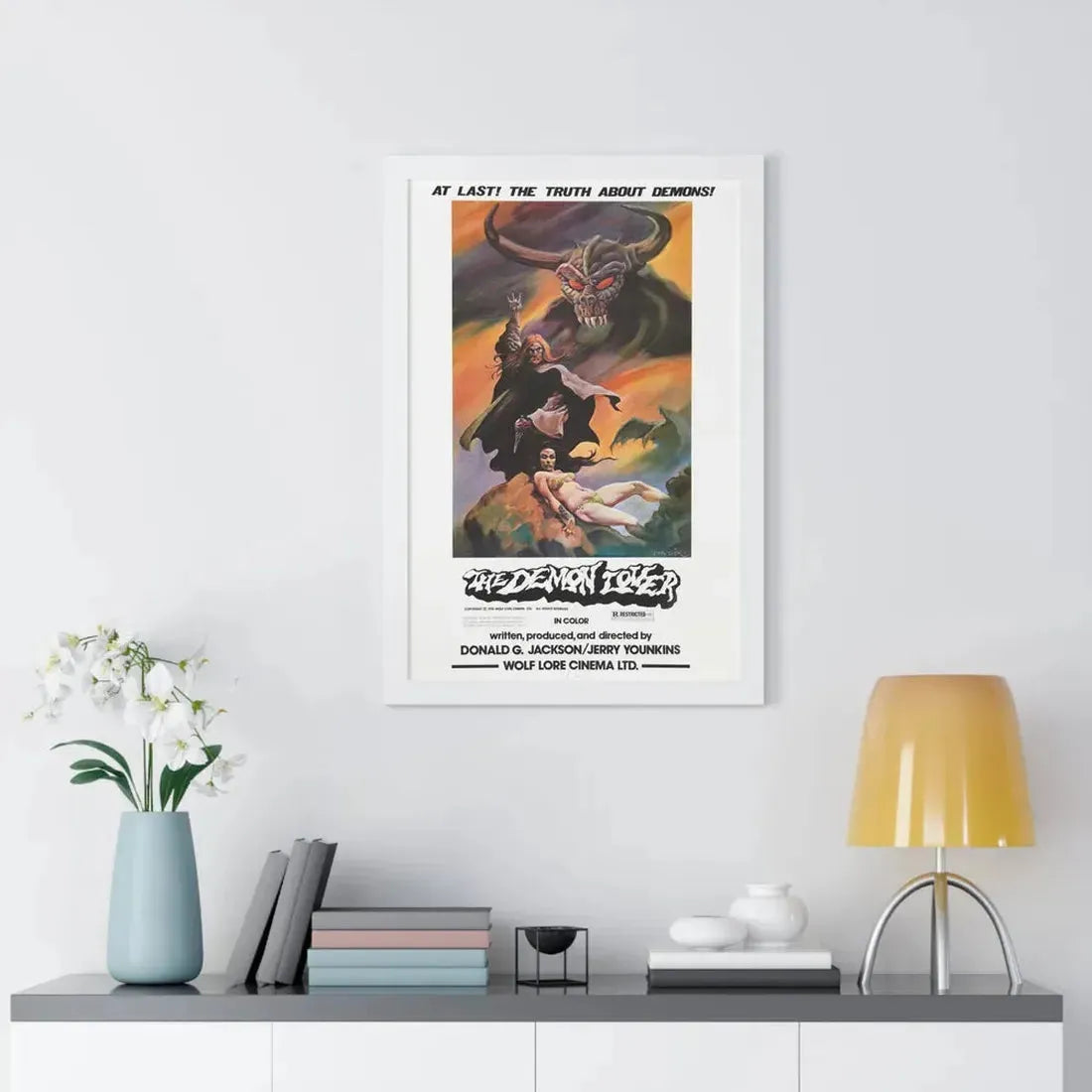 THE DEMON LOVER 1977 - Framed Movie Poster - The Sticker Space