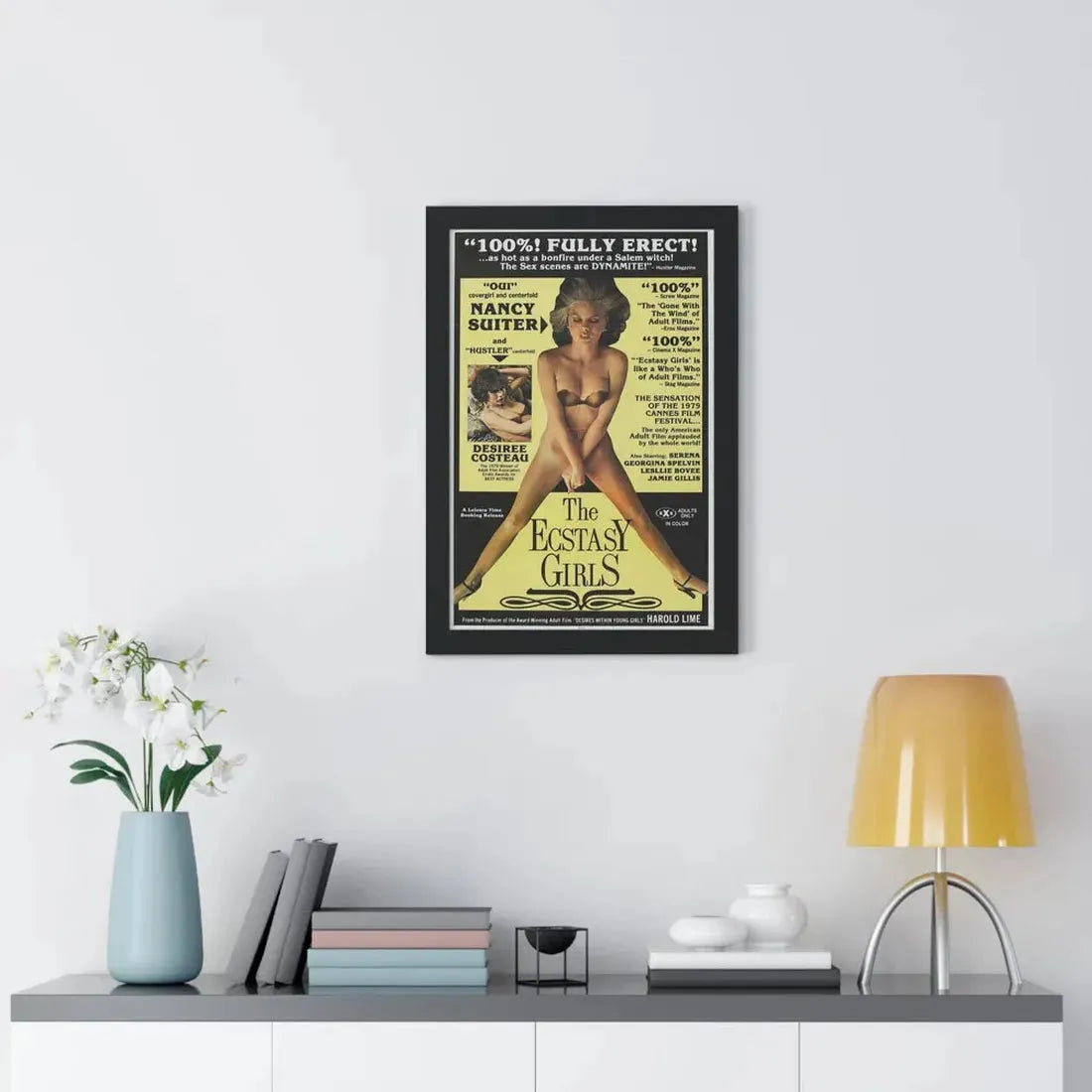 THE ECSTASY GIRLS 1979 - Framed Movie Poster - The Sticker Space