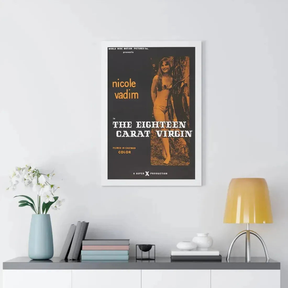 THE EIGHTEEN CARAT VIRGIN 1971 - Framed Movie Poster - The Sticker Space