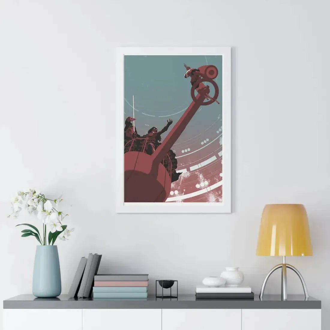 THE EMPIRE STRIKES BACK (ALAMO TEASER) 1980 - Framed Movie Poster - The Sticker Space