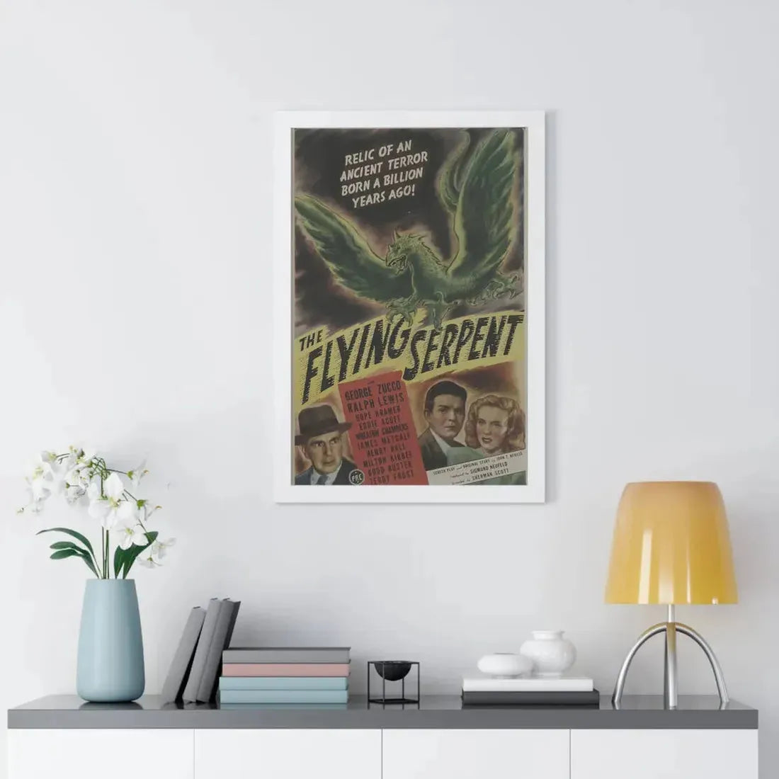 THE FLYING SERPENT 1946 - Framed Movie Poster - The Sticker Space