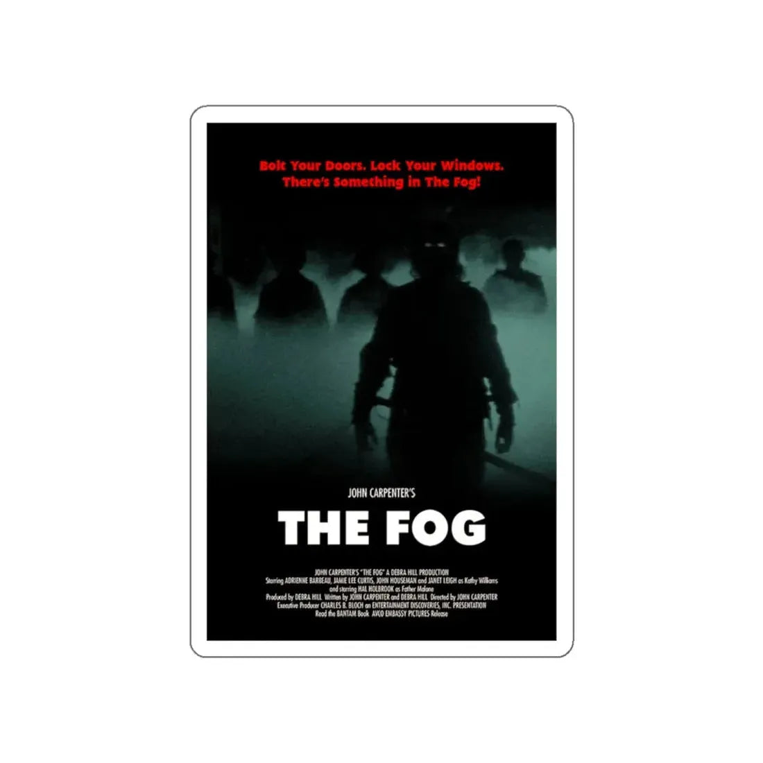 THE FOG (3) 1980 Movie Poster STICKER Vinyl Die-Cut Decal 5 Inch - The Sticker Space